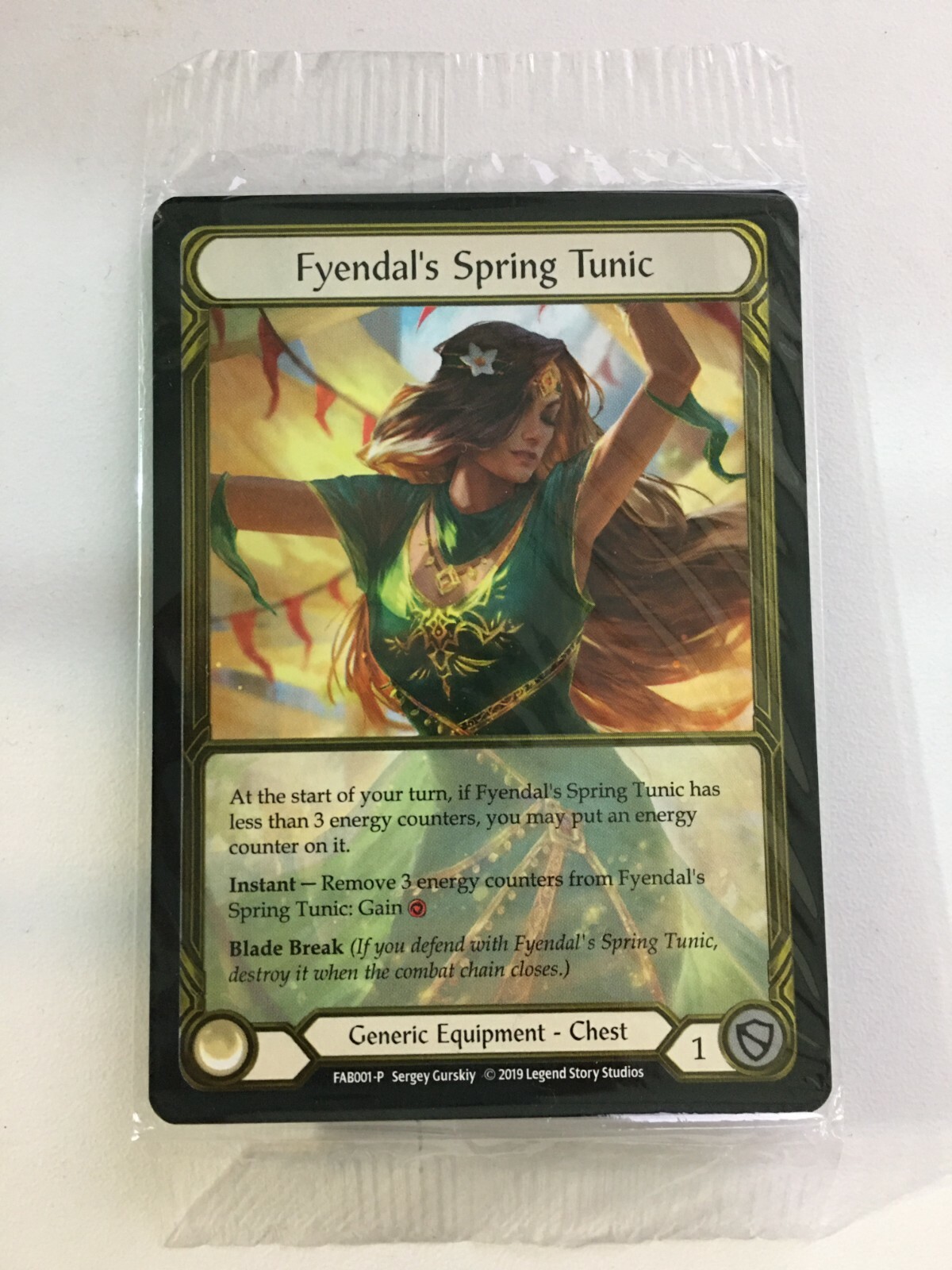 Flesh and Blood Gold Foil Fyendal's Spring Tunic | eBay Flesh and Blood Gold Foil Fyendal's Spring Tunic | eBay
