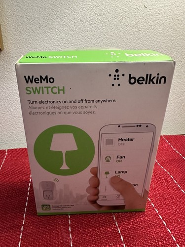 Belkin WeMo Switch - WiFi Home Remote Automation Light Switch - New Open Box