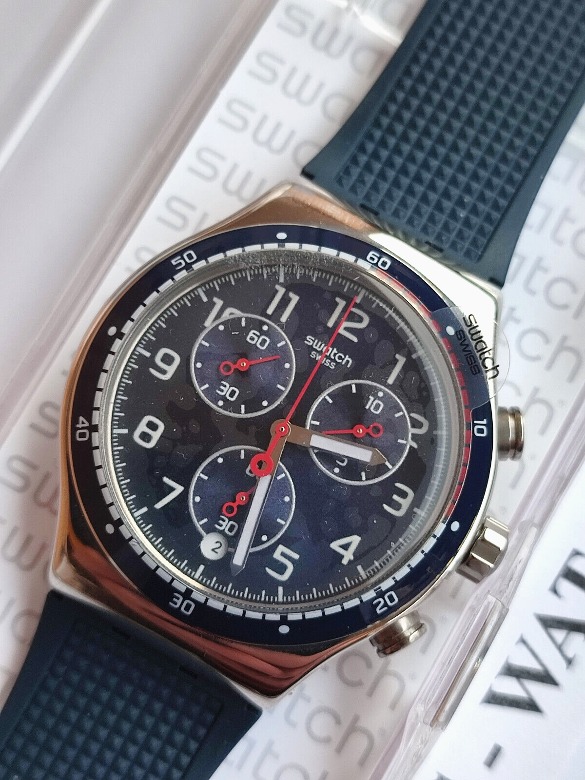 YVS454 - BLUE GRID - Swatch® United States