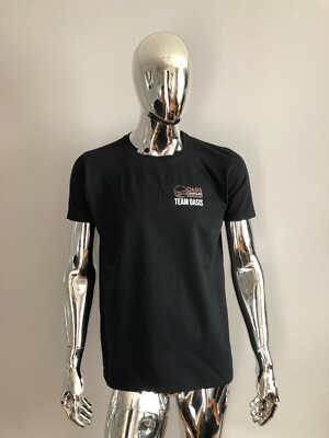 New Gildan Team Oasis Halloween Black Graphic T-Shirt Size M
