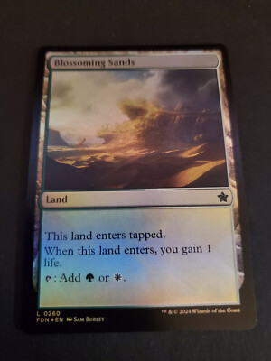 MTG | Blossoming Sands - Foil | 260 | (NM) | Magic: The Gathering Foundations 