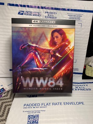 NEW WONDER WOMAN 1984 4K UHD+BLU-RAY ONE CLICK 3 STEELBOOK BOX! MANTALAB SEALED