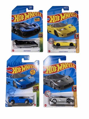 Hotwheel Bugatti Lot Of 4. Mixed Years