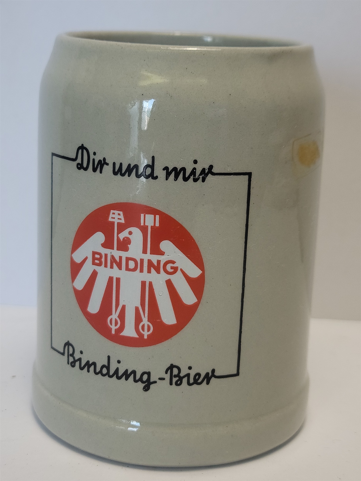 Dir Und Mir Binding Bier Stoneware Beer Mug Gerz Germany 0.5 L