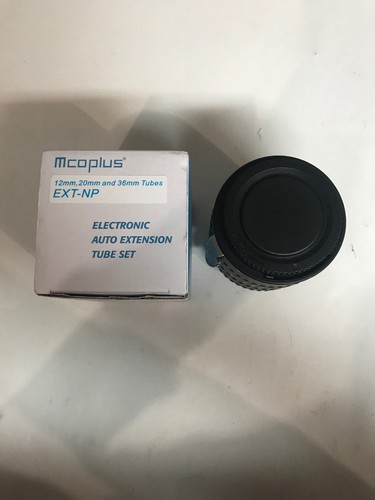 MCOPlus Electronic Auto Extension Tube Set 12mm, 20mm, 36mm Tubes EXT-NP.