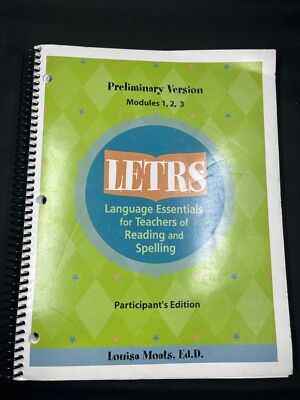 LETRS:Book One : Language Essentials for Teachers of Reading and Spelling:...