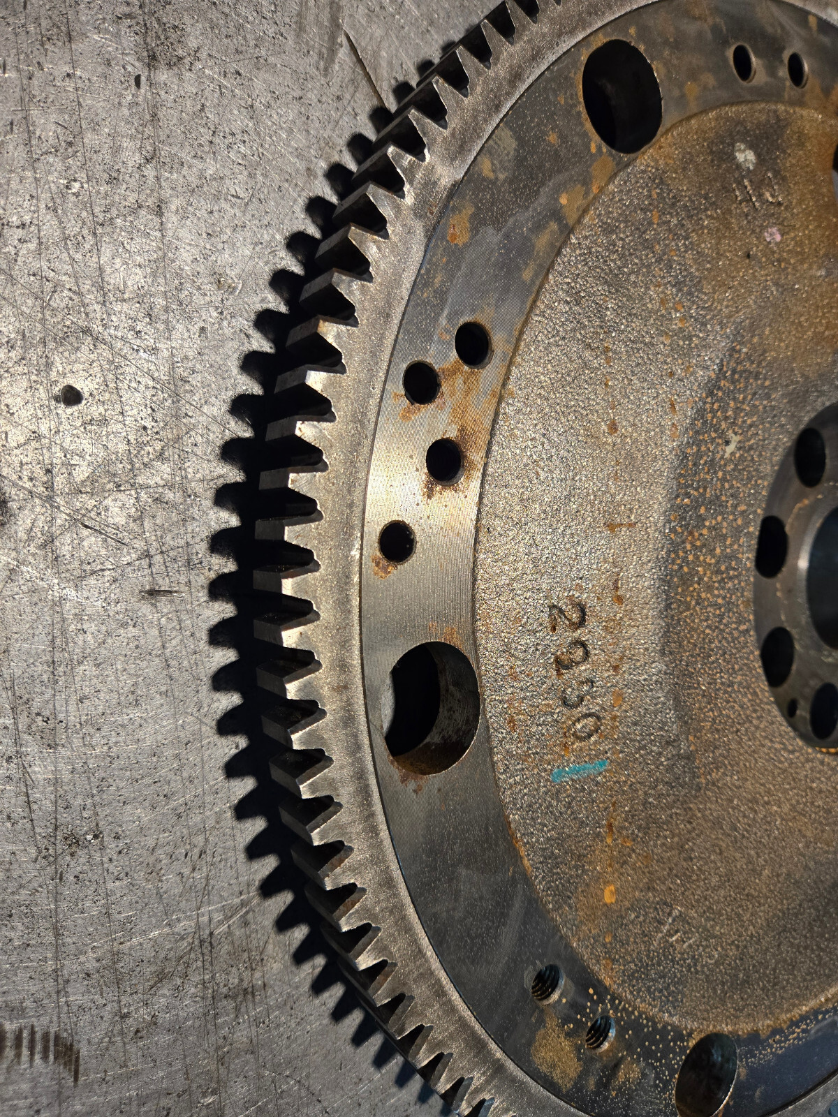 06-10 Duramax LBZ LMM FLYWHEEL Allison Flexplate Flywheel Ring Gear 97372295 - Picture 5 of 10