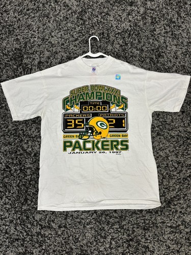 記念グッズ 1960s NFL SUPER BOWL CHAMPIONS vintage Vintage NOS Green Bay Packers XL T Shirt Logo 7 Super Bowl