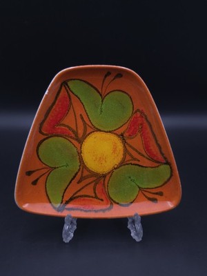 Poole Pottery Delphis Dish No:81-Minor paint loss on edge