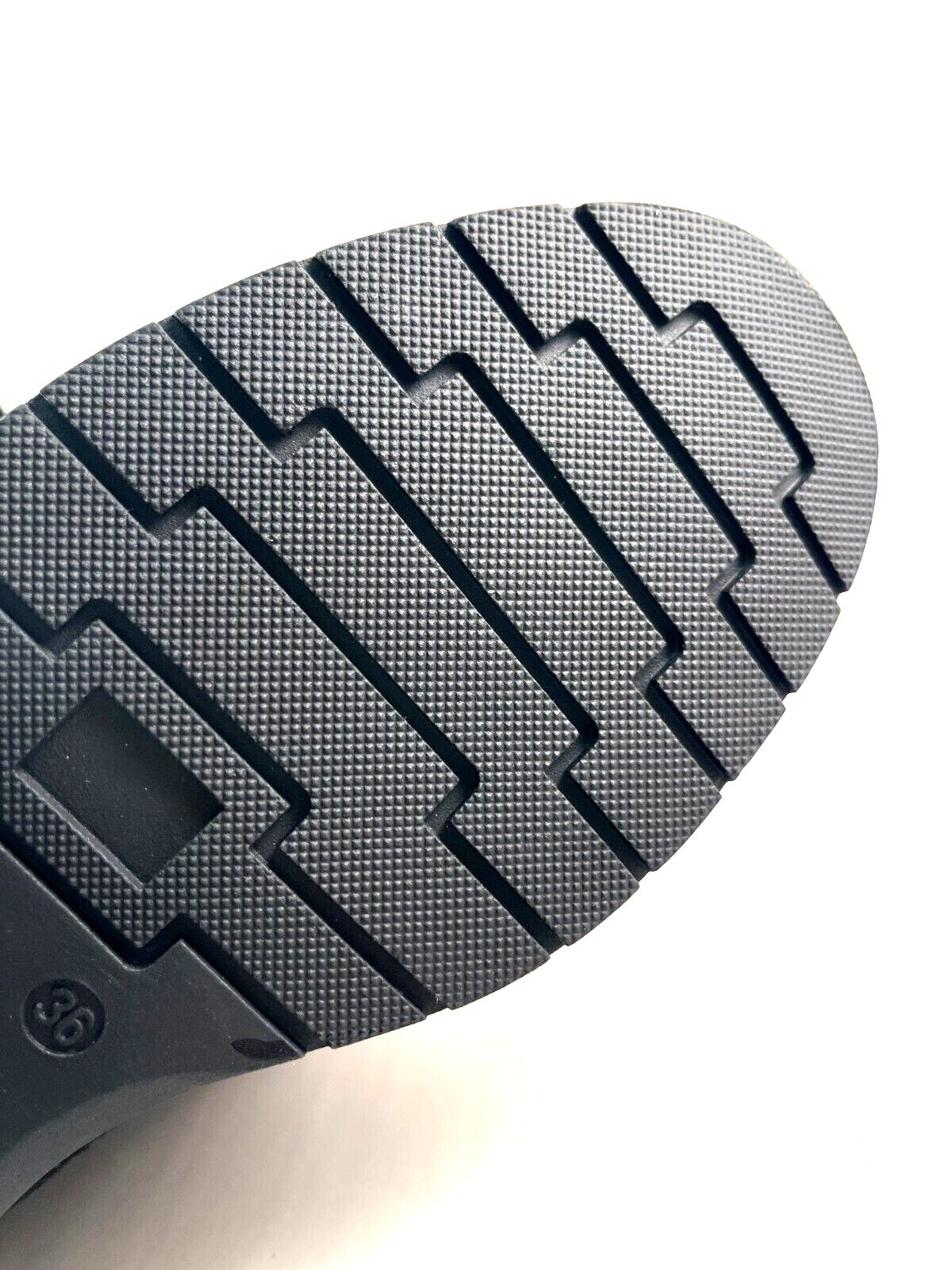 Pre-owned Bonavi 1017h09 Black Suede Leather Over The Knee Block Heel Winter Boot