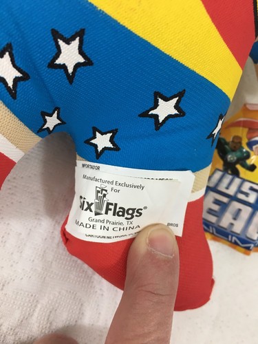 Wonder Woman Justice League Big Head Pillow Plush Doll Six Flags 17”  B13