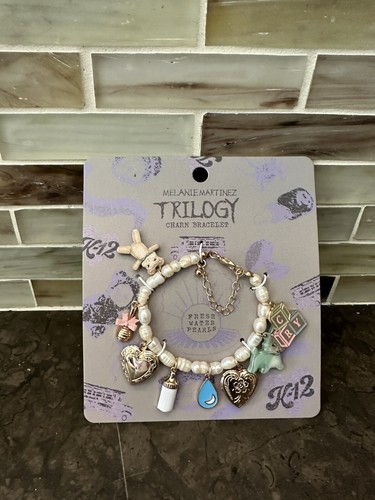 Melanie Martinez Trilogy Tour Cry Baby Pearl Charm Bracelet