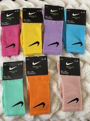 nike socks coloured tick