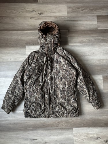 VTG Columbia Mossy Oak Hunting Jacket Men M Bottomland Camo