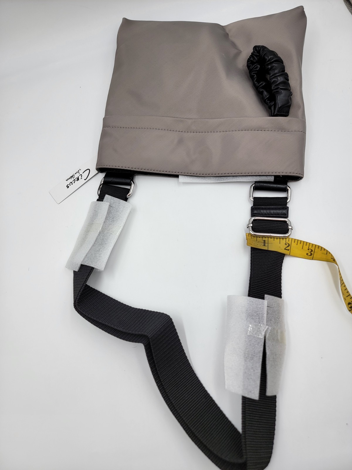 Circus by Sam Edelman Aurora Nylon Crossbody Bag Women's Grey/Black Adjustable - Picture 6 of 16