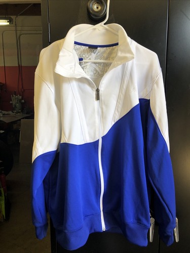 Air Jordan Blue & White Full ZIP Jacket Size XL | eBay