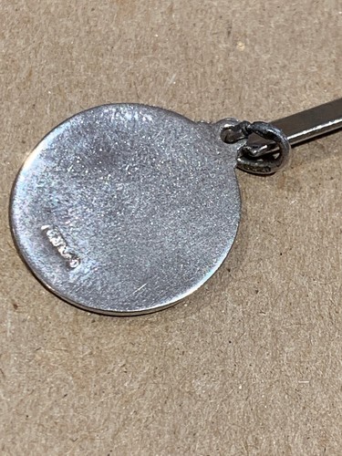 Vintage Blue Enamel  Sterling Silver 925 Sweet 16 charm 3.2 Grams