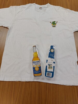 Corona Extra T Shirt Pop the Top XL new sealed 