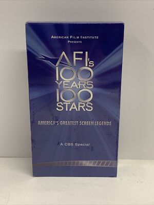 AFI's 100 Years 100 Stars VHS American Film Institute 1999 Rare Video Tape New