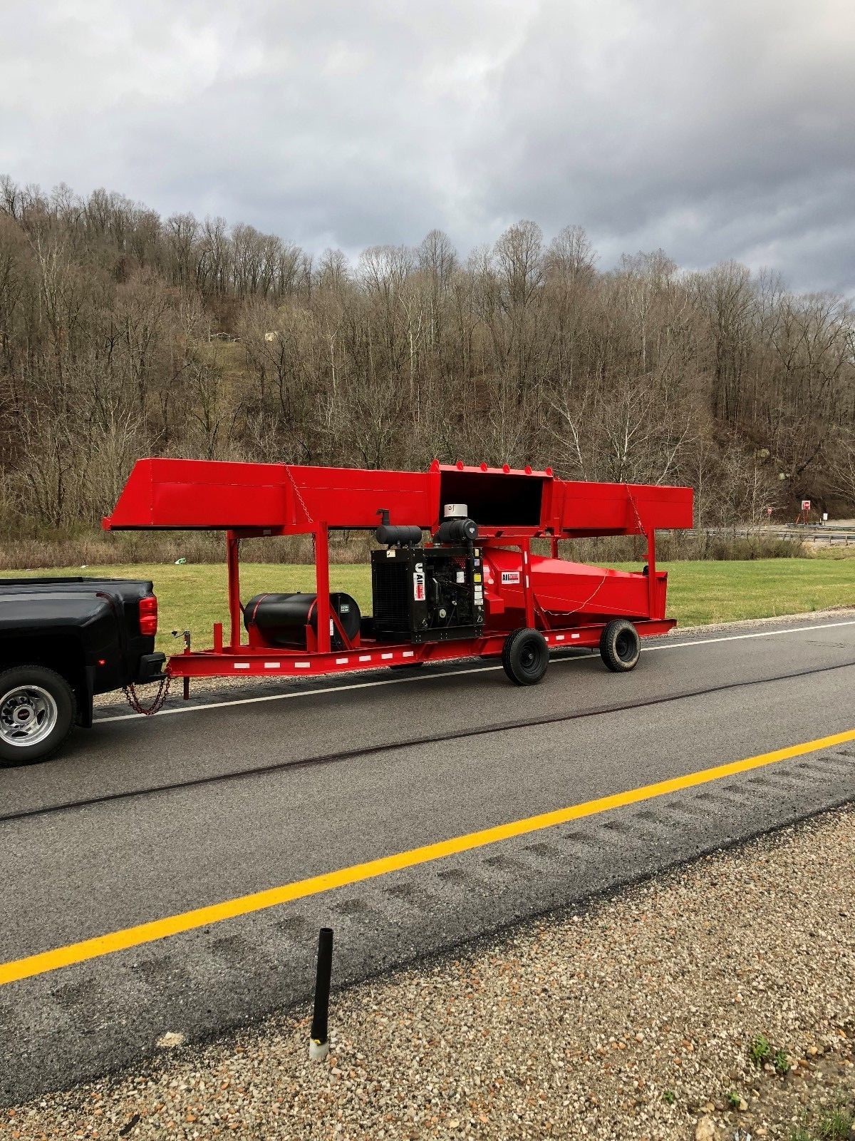 McPherson Systems Inc. M30F Trench Air Curtain Destructor Pit Burner For Rent