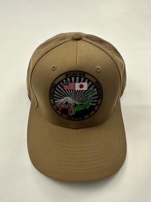 The Corps United States Forces Japan Logo Beige Baseball Cap Hat One Size