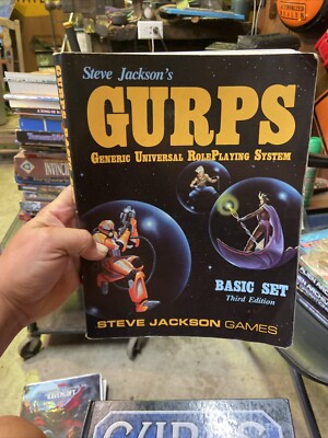 Steve Jackson's GURPS Role Playing Basic Set RuleBook 3rd Edition 1992 Paperback