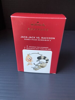 Jack Jack vs Raccoon Incredibles 2 Disney Hallmark Keepsake Ornament 2020 NEW