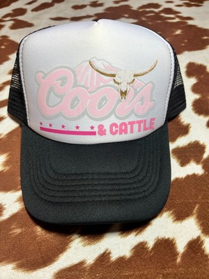 COORS AND CATTLE TRUCKER SNAPBACK RETRO VINTAGE ADULT HAT