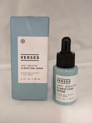 VERSED Just Breathe Clarifying Serum Willow Bark Extract + Zinc Blend 1 fl oz