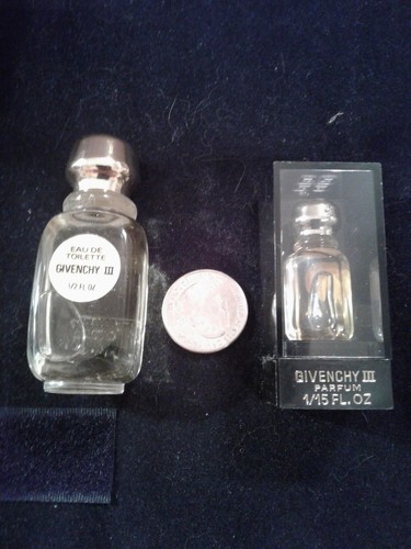 Vintage GIVENCHY III  - eau de toilette 1/2 fl oz - parfum 1/15 fl oz gift set