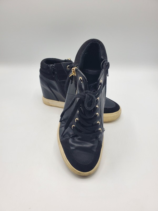 ALDO Women's Kaia Fashion Black Sneaker Sz 7.5 US / 37.5 EU Pre-owned