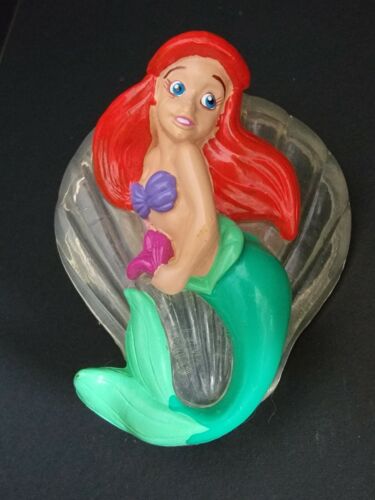 Disney The Little Mermaid Ariel on a Shell Vintage Plug in Night Light 