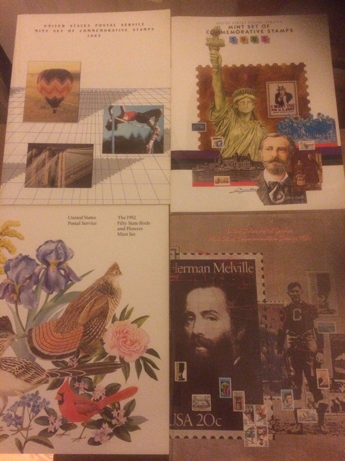 Stamp books, first day binders, albums