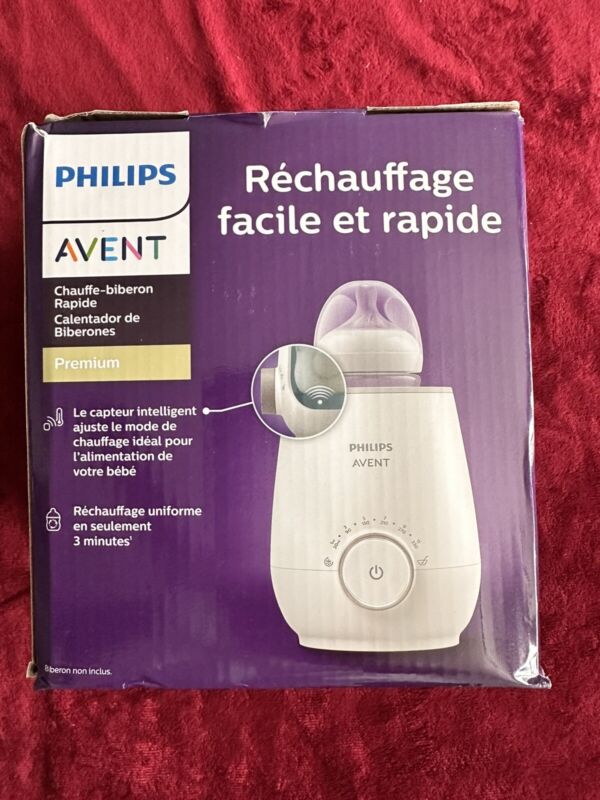 Philips Avent Fast Baby Bottle Warmer with Auto Shut Off New Open Box
