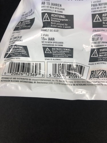 Blizzard Overwatch Backpack Hangers Mystery Pack - Lot of 3