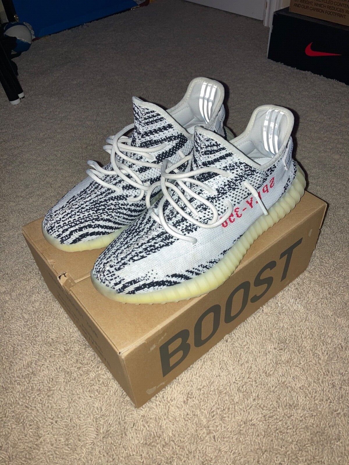 zoom Grand leje Size 11 – adidas Yeezy Boost 350 V2 Low Zebra | Inox Wind