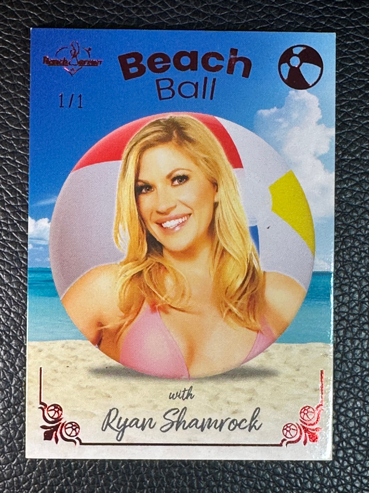 2022 Bench Warmer Beach Ball Red Foil Ryan Shamrock 1/1