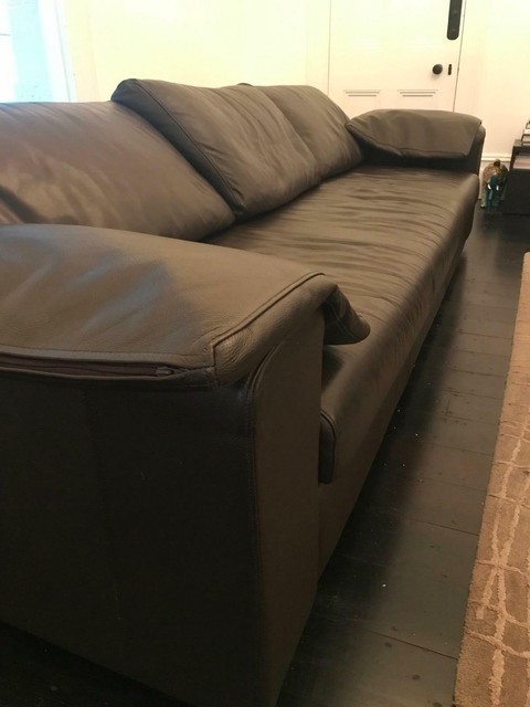 King Furniture Brown Leather Couch Sofas Hunters Hill Gumtree