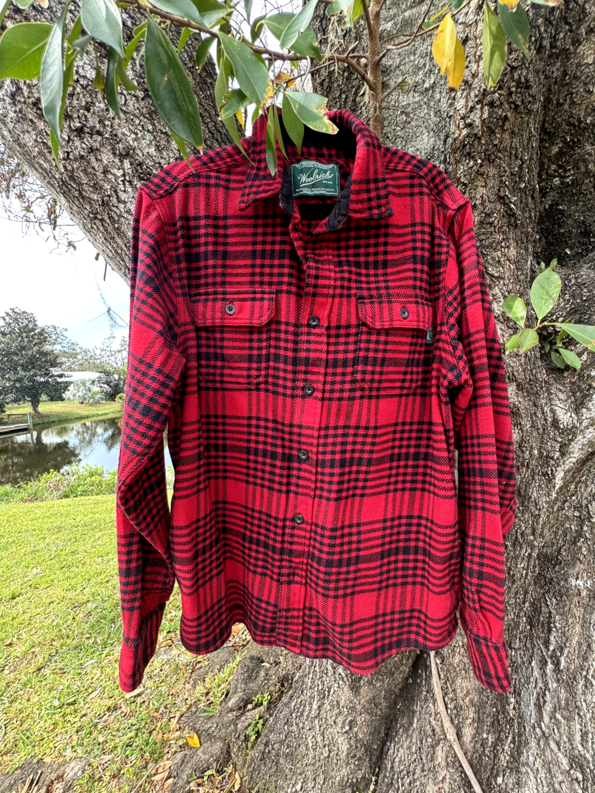 Woolrich ウールリッチ ウールジャケット 赤黒 XL USA製 ウールリッチ ウール ジャケット（レッドxブラック）/Woolrich