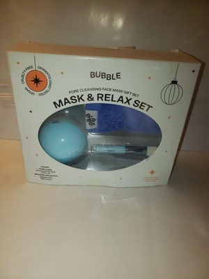 Bubble Mask And Relax Gift Set Mask Applicator Washcloth