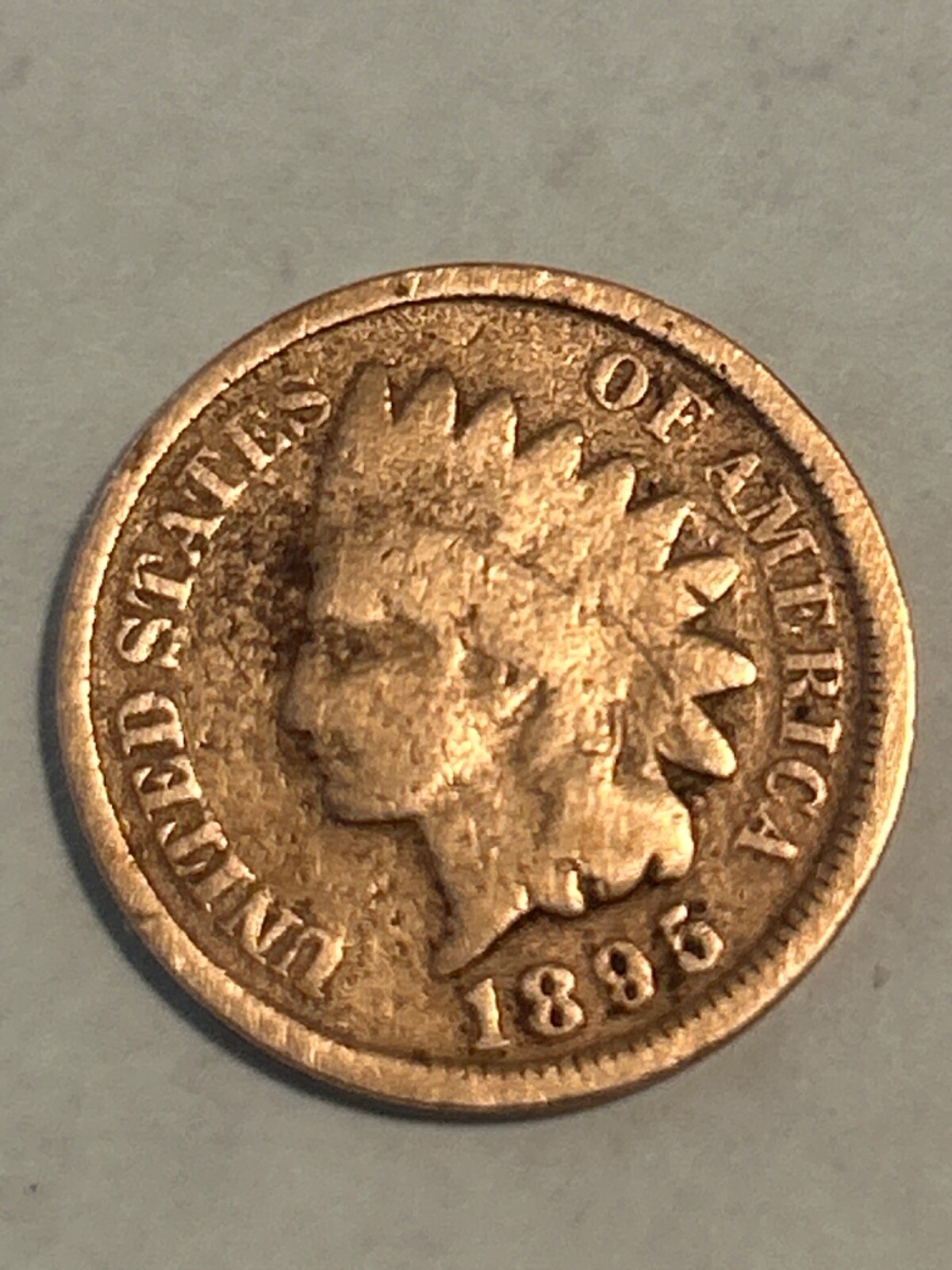 1895 no mint mark Indian head penny date error | eBay
