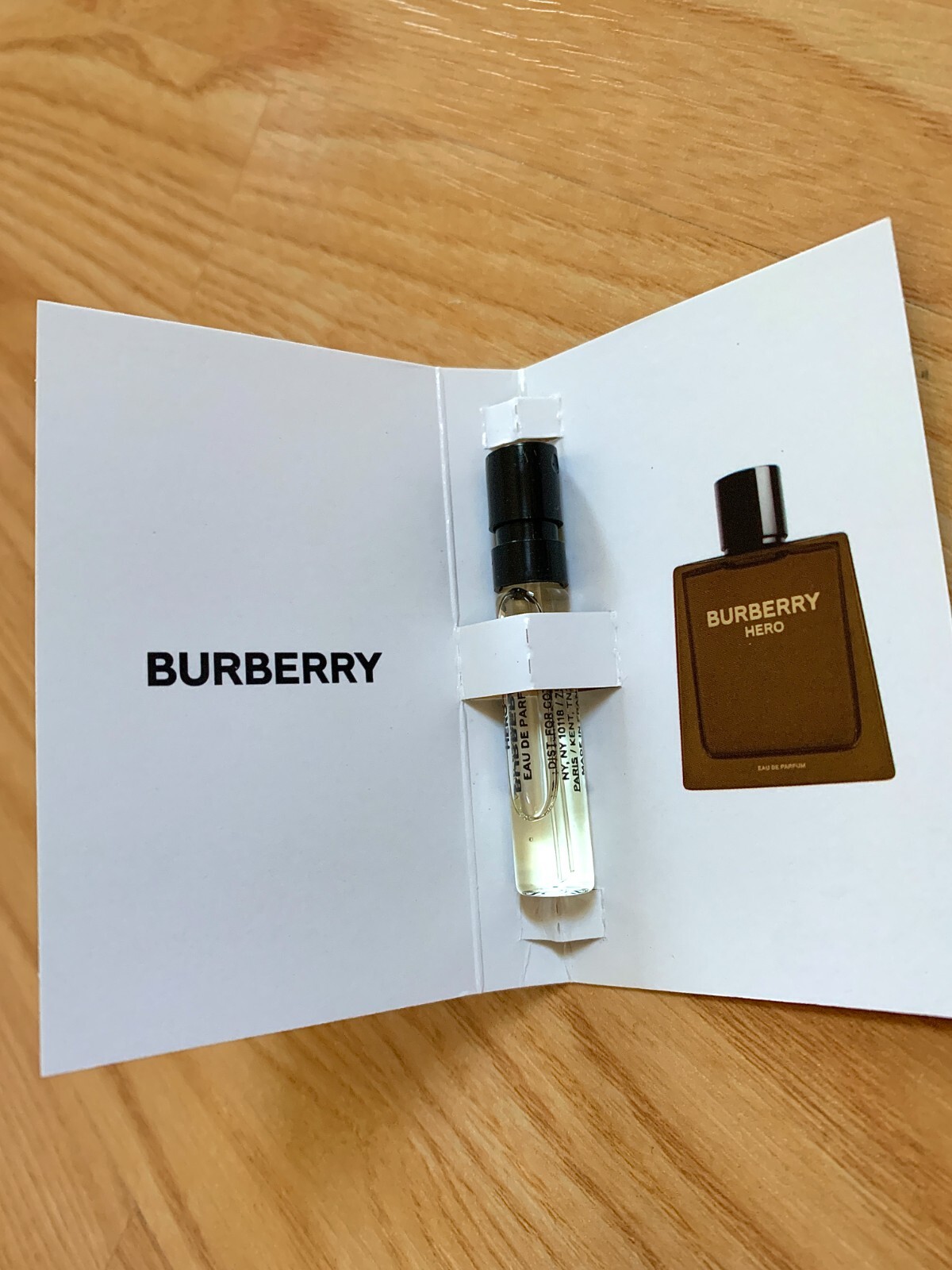 Burberry HERO For Men EAU DE PARFUM EDP 1.5 ml/0.05 fl oz