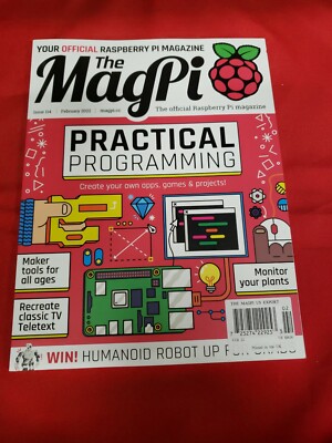 The MagPi Magazine Raspberry Pi  February 2022 Issue 114 ~ Brand New!