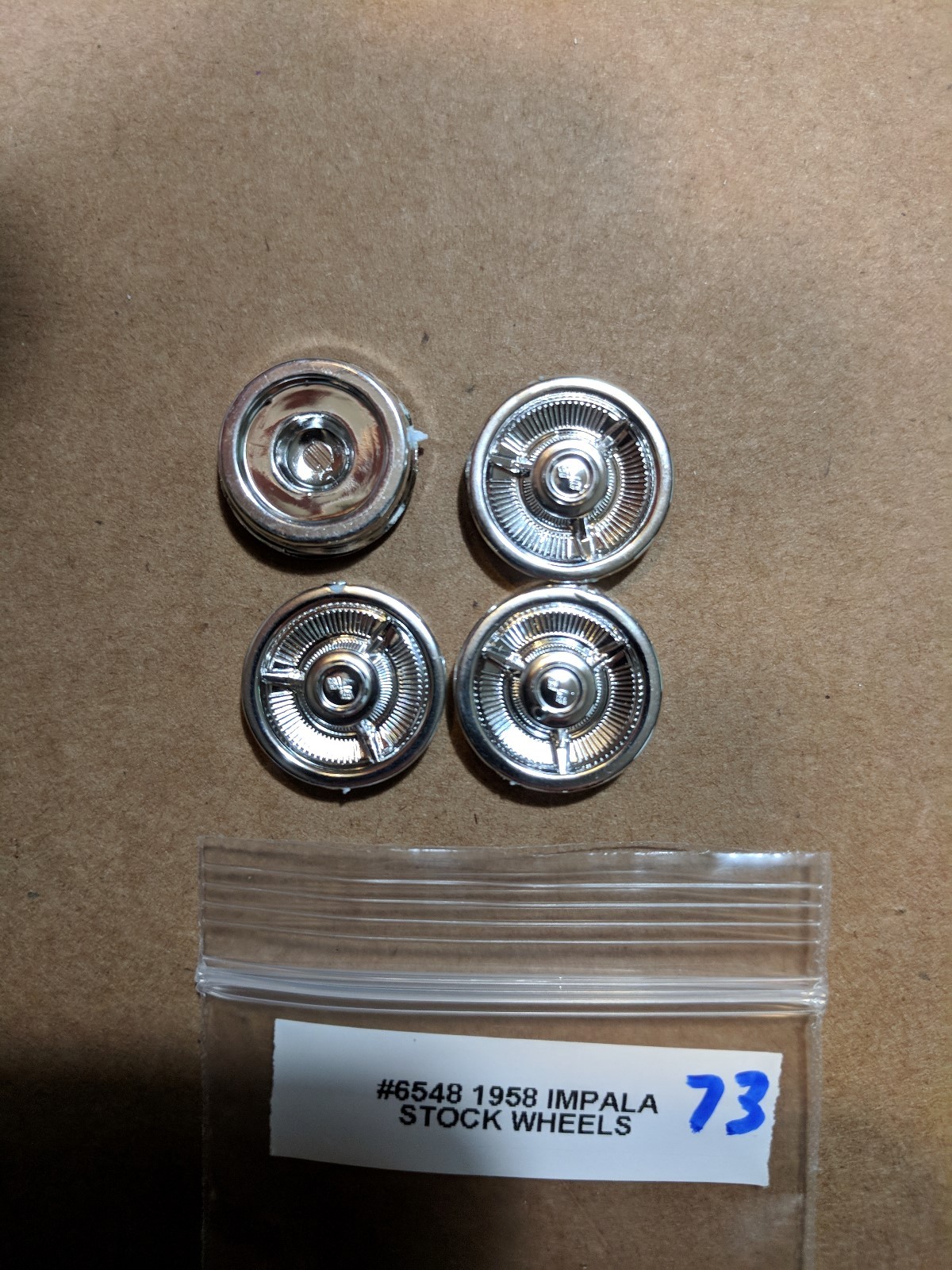 AMT 58 IMPALA STOCK WHEELS (NEW)