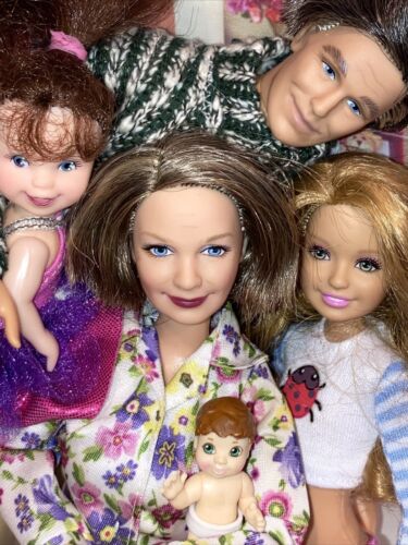 Barbie Happy Family Grandparents❤️Grandma & Grandpa Mattel + Grandkids  HTF❤️