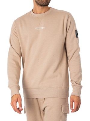 

Мужская толстовка Marshall Artist Siren, бежевая, Бежевый