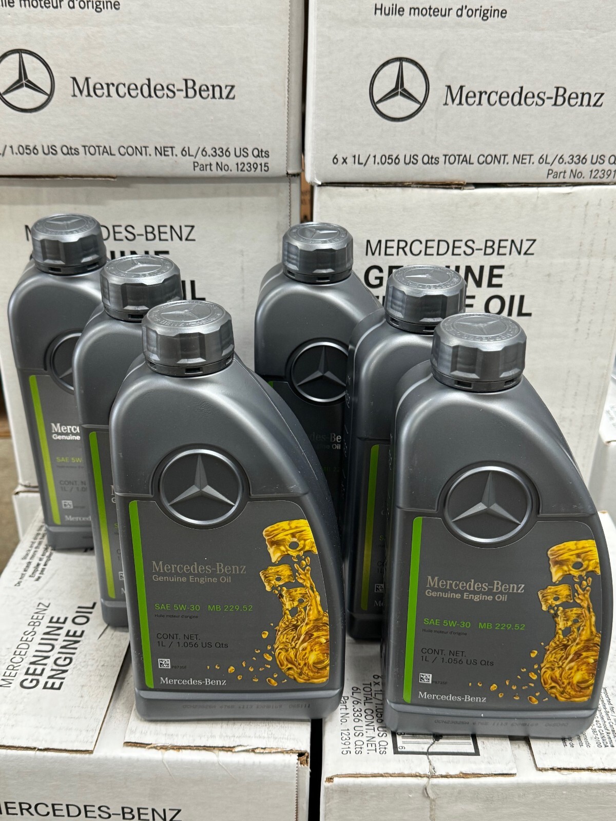 Mercedes-Benz エンジンオイル 5W-30 8Lセット 5W30 Mercedes Engine