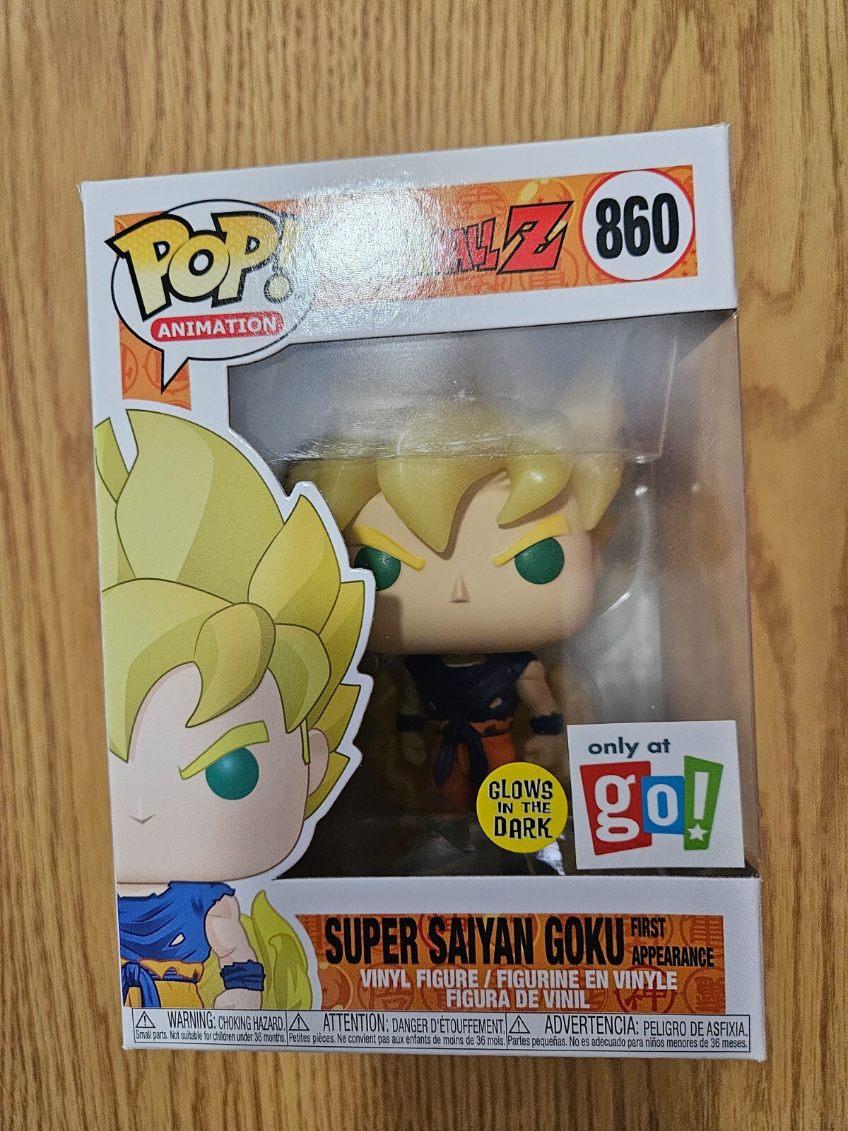 Funko Pop! Dragon Ball Z Super Saiyan Goku First Appearance