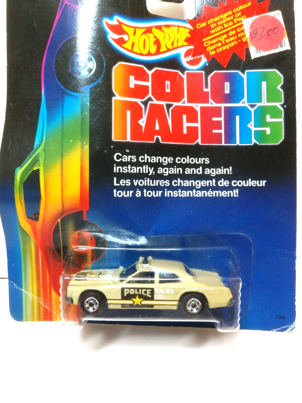1987 HOT WHEELS RARE COLOR RACERS WITH POLICE/TAXI CAR | eBay