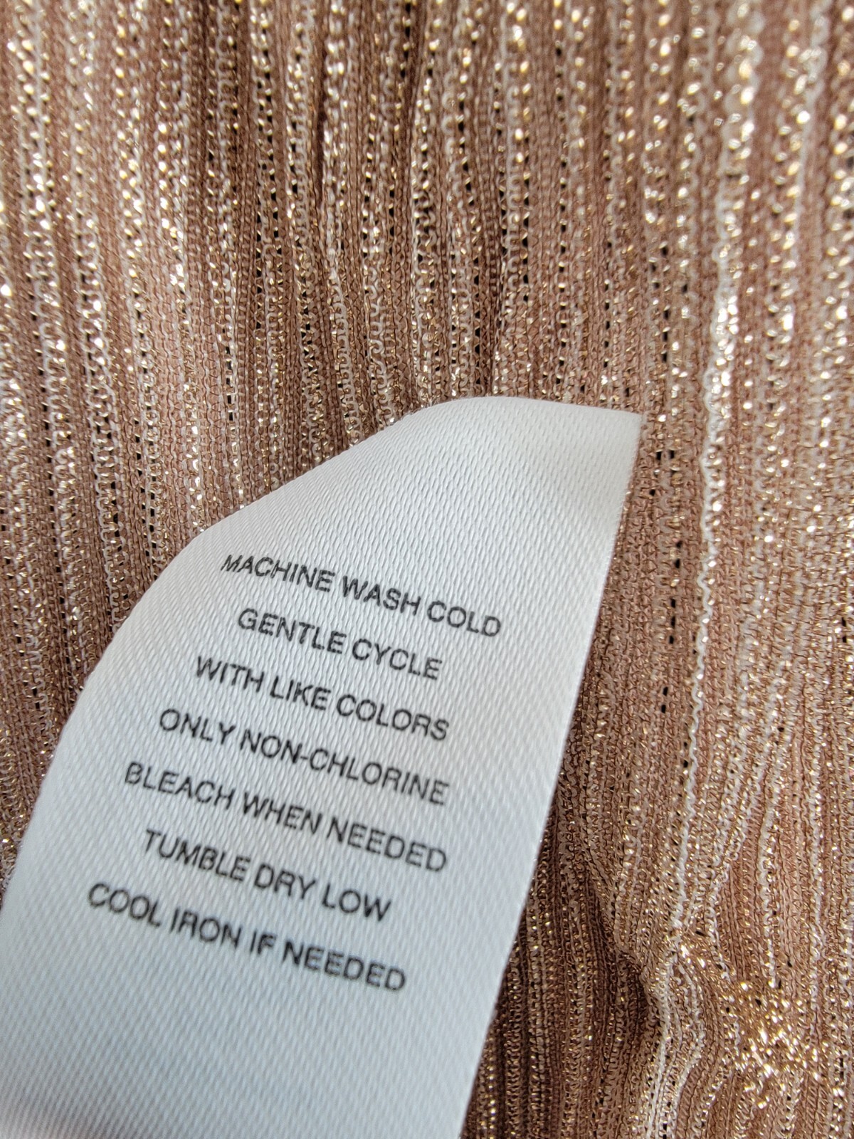 Splendid Glitzy Pleated Tulle Dress Little Girls 2T Champagne Snap Closure - Picture 15 of 17